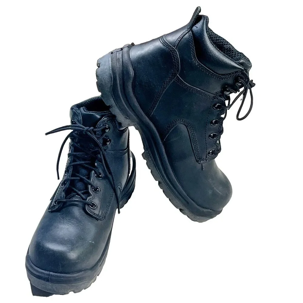 Red Wing Shoes 2234 Men Black Leather Safety Steel Toe Work Boots Sz 7D ASTM EH